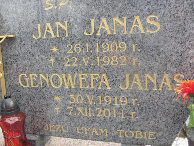 Jan Janas 1909 Żabno - Grobonet - Wyszukiwarka osób pochowanych