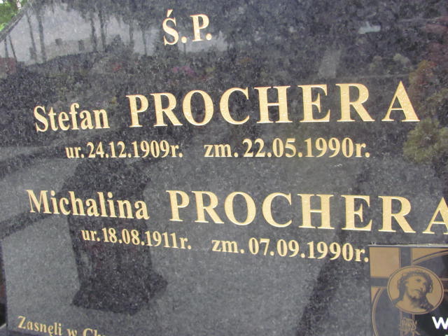 Stefan Prochera 1909 Żabno - Grobonet - Wyszukiwarka osób pochowanych