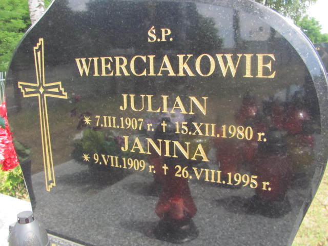 Julian Wierciak 1907 Żabno - Grobonet - Wyszukiwarka osób pochowanych