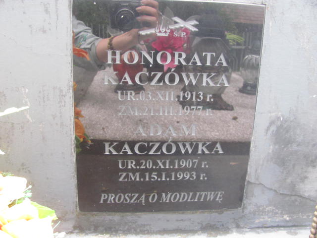 Honorata Kaczówka 1913 Żabno - Grobonet - Wyszukiwarka osób pochowanych