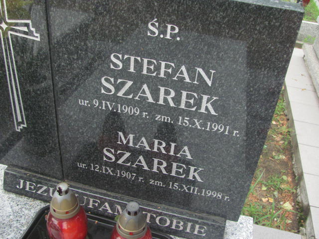 Maria Michalina Szarek 1907 Żabno - Grobonet - Wyszukiwarka osób pochowanych