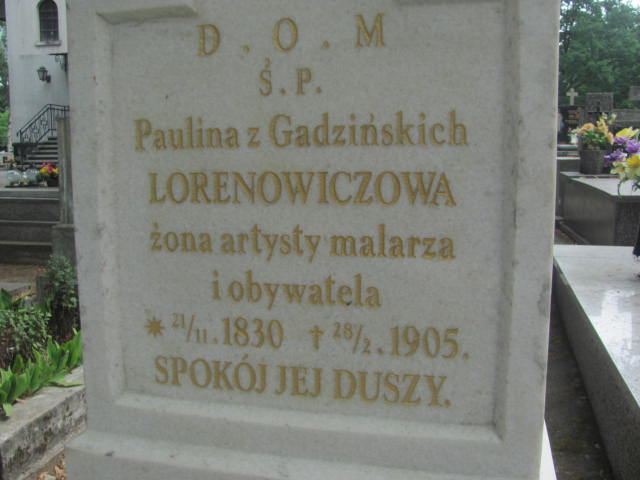 Paulina Lorenowiczowa 1830 Żabno - Grobonet - Wyszukiwarka osób pochowanych