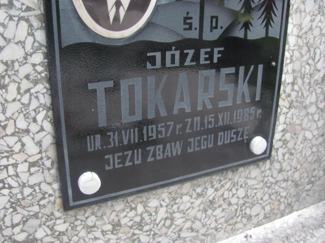 Józef Tokarski 1957 Żabno - Grobonet - Wyszukiwarka osób pochowanych