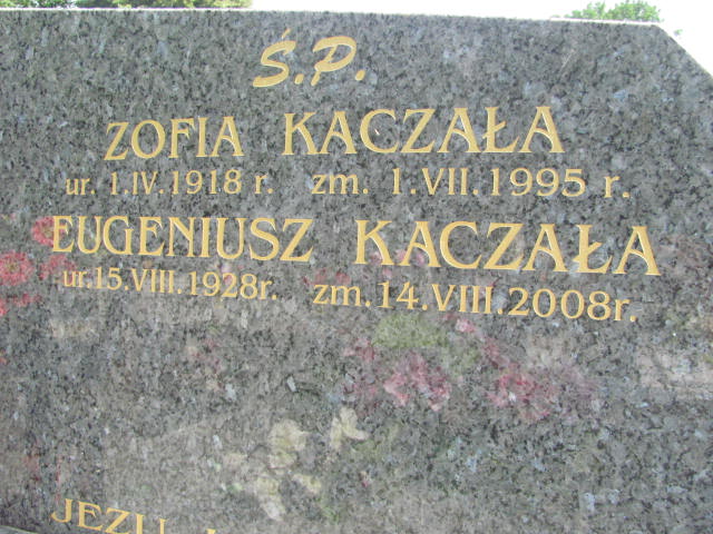 Zofia Maria Kaczała 1918 Żabno - Grobonet - Wyszukiwarka osób pochowanych