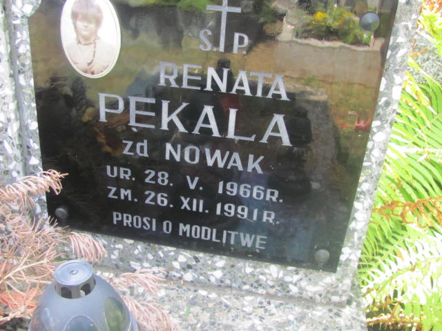 Renata Pękala 1966 Żabno - Grobonet - Wyszukiwarka osób pochowanych