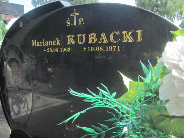 Alfreda Kubacka 1940 Żabno - Grobonet - Wyszukiwarka osób pochowanych