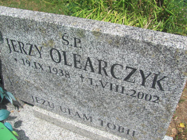 Jerzy Michał Olearczyk 1938 Żabno - Grobonet - Wyszukiwarka osób pochowanych