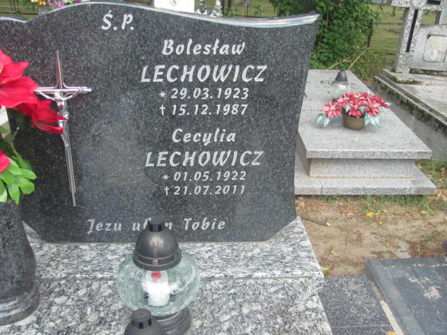 Bolesław Lechowicz 1923 Żabno - Grobonet - Wyszukiwarka osób pochowanych