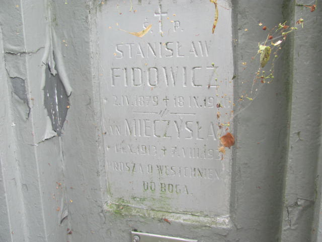 Stanisław Fidowicz 1879 Żabno - Grobonet - Wyszukiwarka osób pochowanych