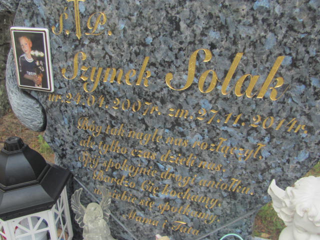 Szymon Solak 2007 Żabno - Grobonet - Wyszukiwarka osób pochowanych